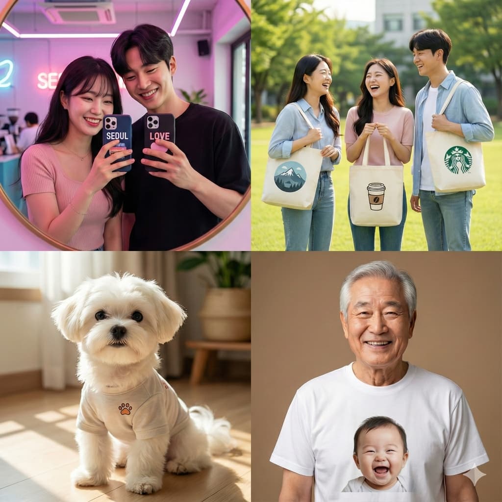 고객 착용샷 콜라주