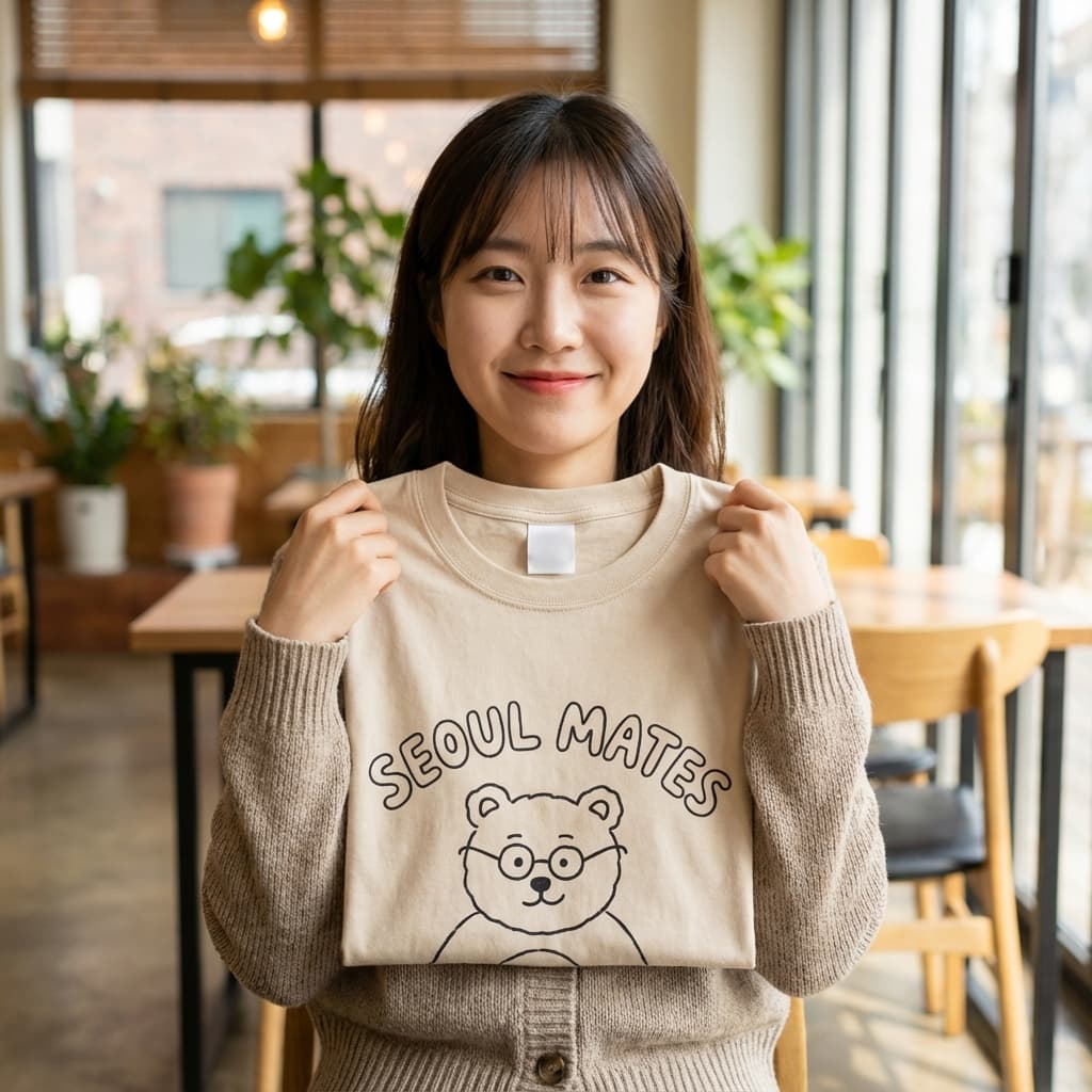 커스텀 티셔츠 디테일